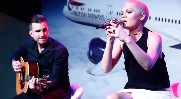 Jessie J performs British Airways Boing 787-9 Dreamliner Zaya Nurai Island Abu Dhabi United Arab Emirates